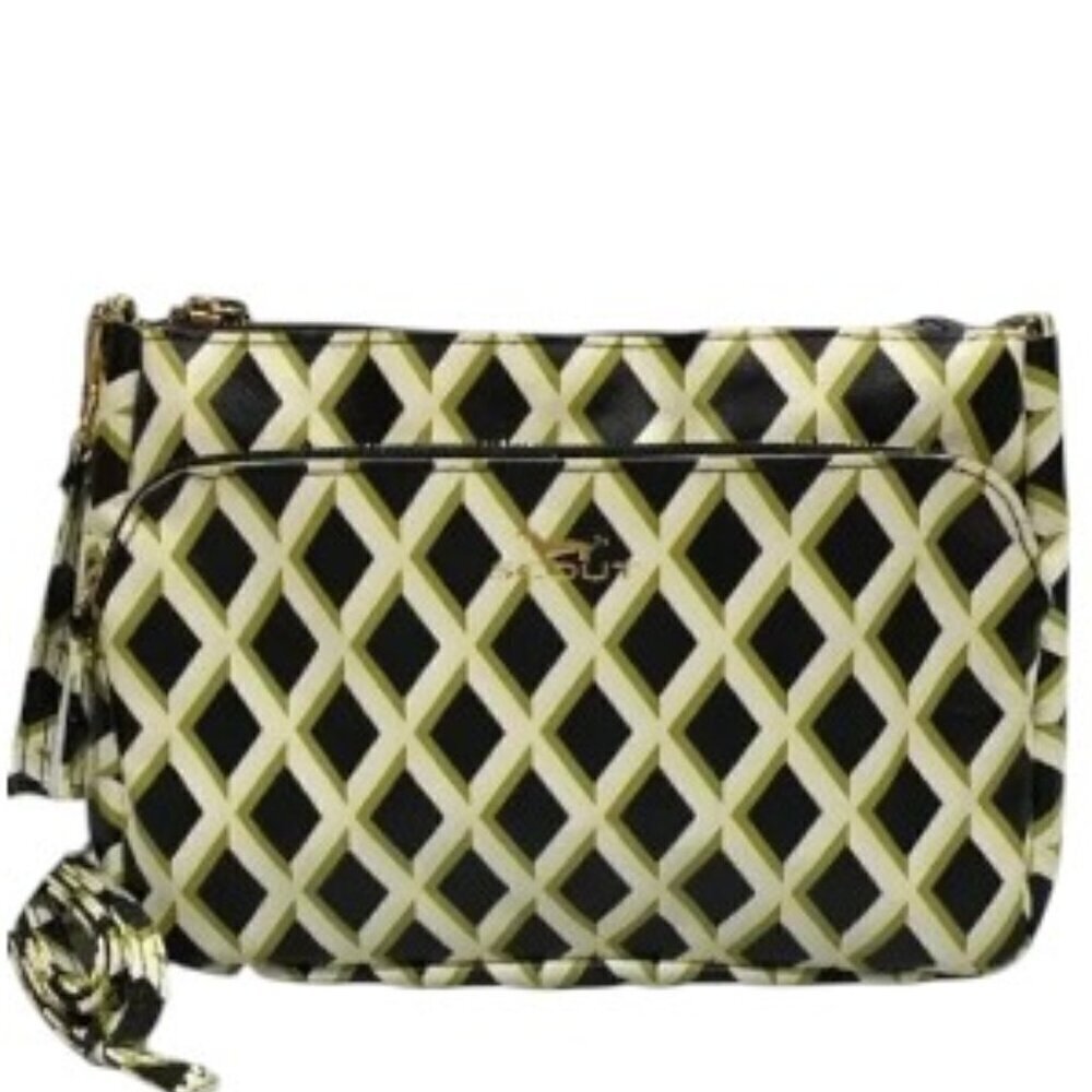 Scout Hepburn Diamond Pattern Crossbody/Wristlet NWOT
